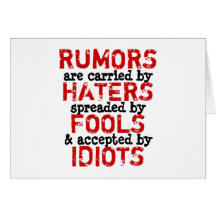 RUMORS ~ Card Truism / Philosophy