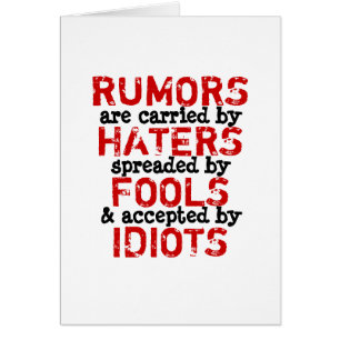 RUMORS ~ Card Truism / Philosophy