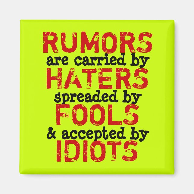 RUMORS ~ Magnet Truism (Front)