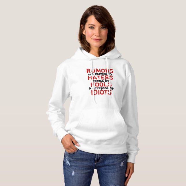 RUMORS - PLUS SIZE UNISEX Hoodie (Front Full)