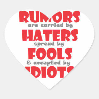 Rumours Heart Sticker