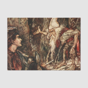 “Rumpelstiltskin” Fairy Art by Arthur Rackham Tissue Paper