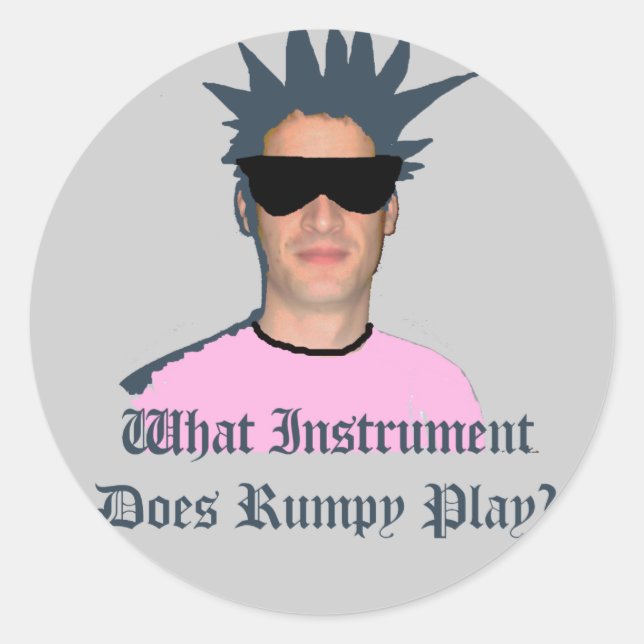 RUMPY STICKER (Front)
