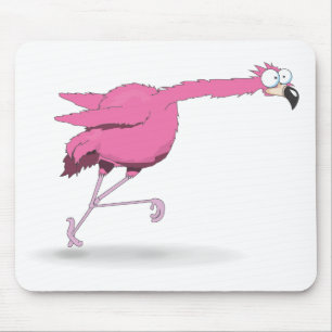 Run along Flamingo Mouse Mat