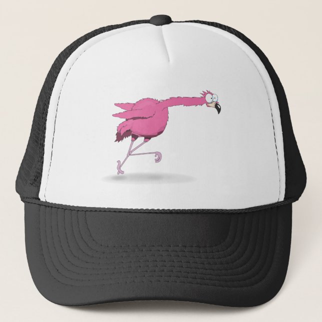 Run along Flamingo Trucker Hat (Front)