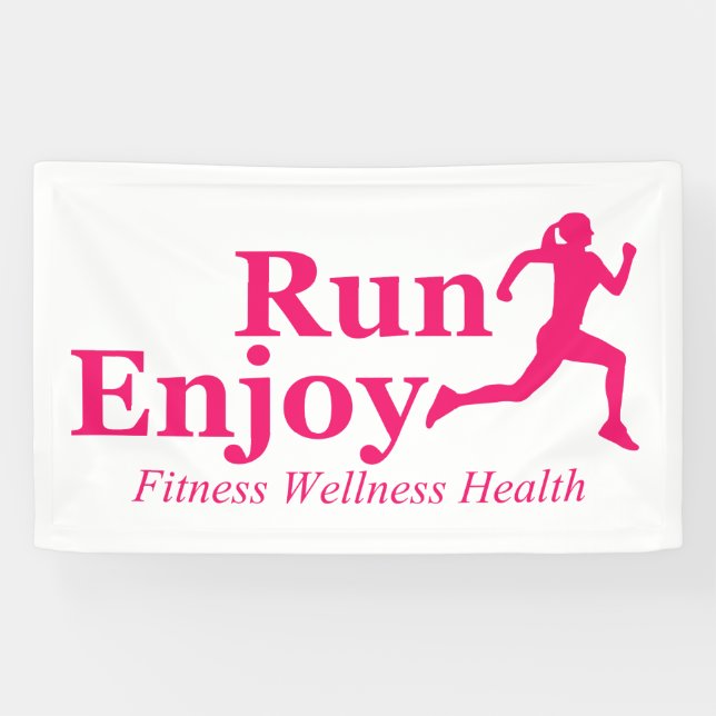 Run and enjoy banner (Horizontal)