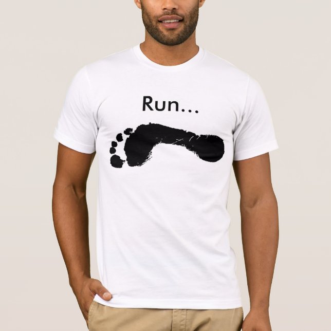 Run Barefoot T-Shirt (Front)