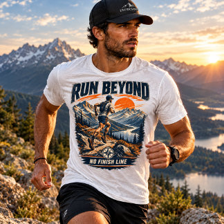 RUN BEYOND – No Finish Line Running T-Shirt