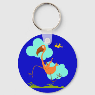 Run Birdie Run Key Chain