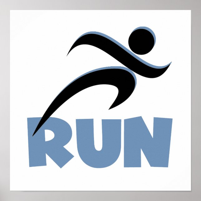 RUN Blue Poster (Front)