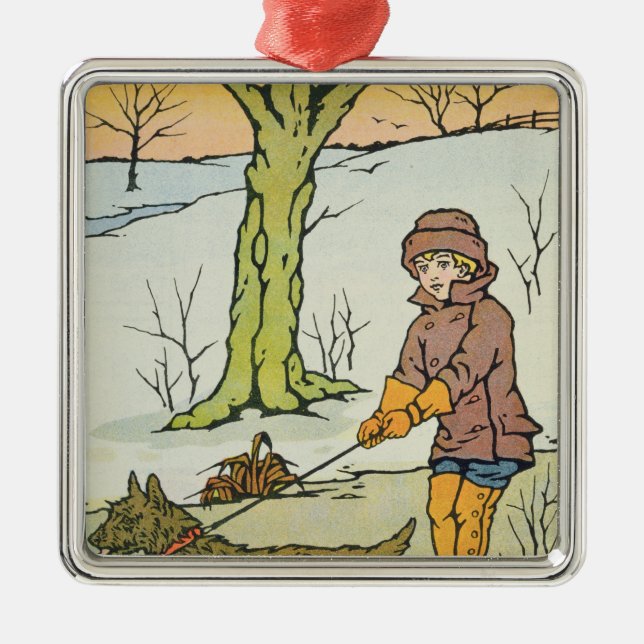 Run, Dandy Run, 20th century Metal Tree Decoration (Front)