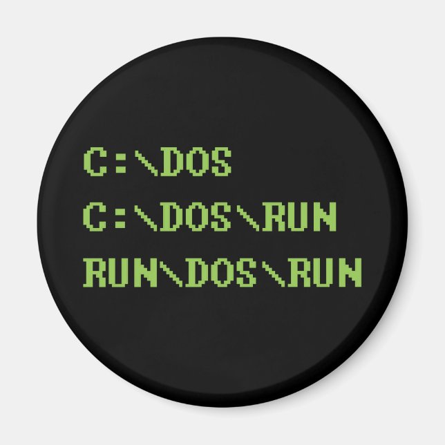 run dos run magnet (Front)