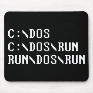 RUN DOS RUN MOUSE MAT