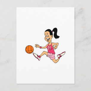 Run & Dribble Postcard