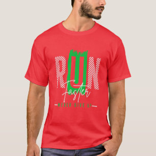 Run Faster - Never Give Up - Motivation - Sport - T-Shirt