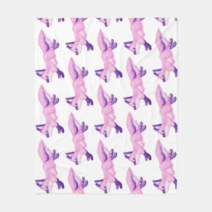 Run fleece blanket