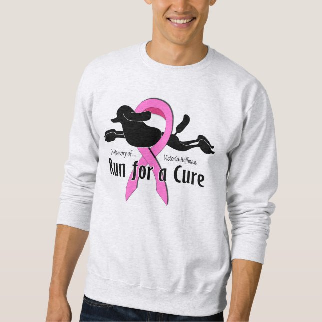 Run for a Cure Men's Sweatshirt (Front)