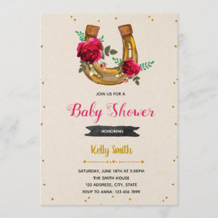 Run for the rose party invitation