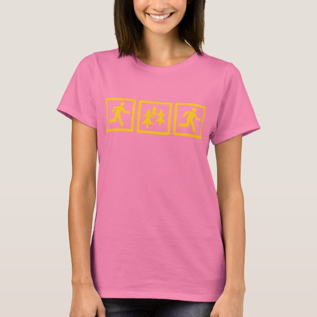 Run Forest Run Womens T-Shirt (Front)