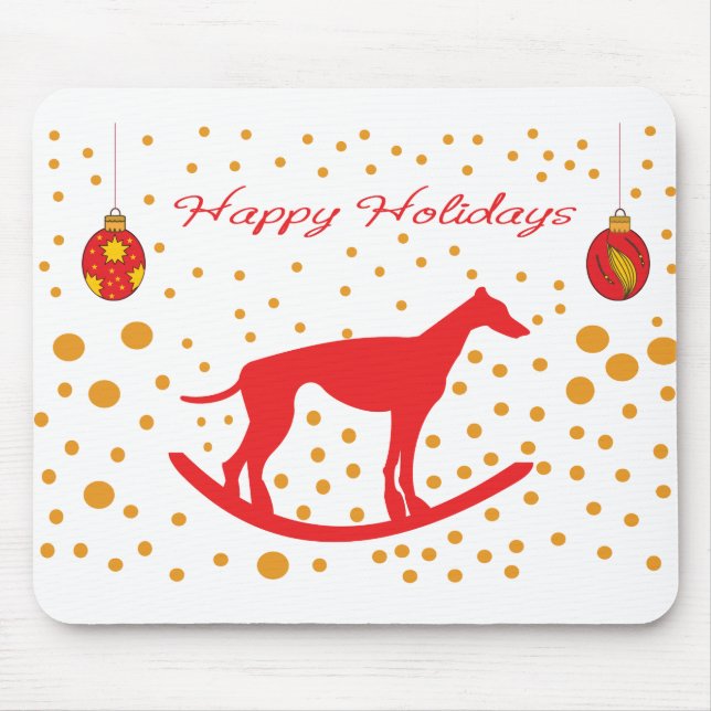 Run Free - Save the Greyhounds! Mouse Mat (Front)