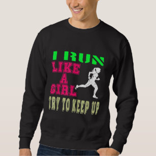 Run Funny Half Marathon Runner Running Sarcastic G Sweatshirt