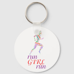 Run girl, run key ring