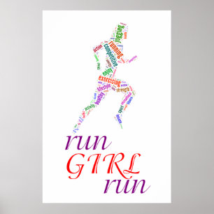 Run girl, run poster