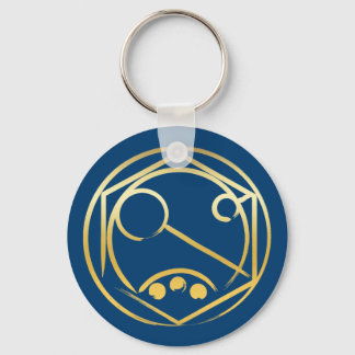 Run! Gold Key Ring