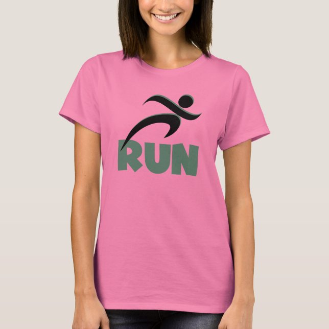 RUN Green T-Shirt (Front)