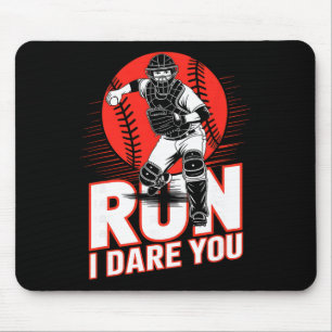 Run I Dare You Sell Catcher Funny Sell Catcher Quo Mouse Mat