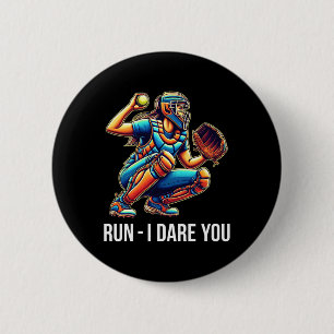 Run - I Dare You - Softll Catcher - 6 Cm Round Badge