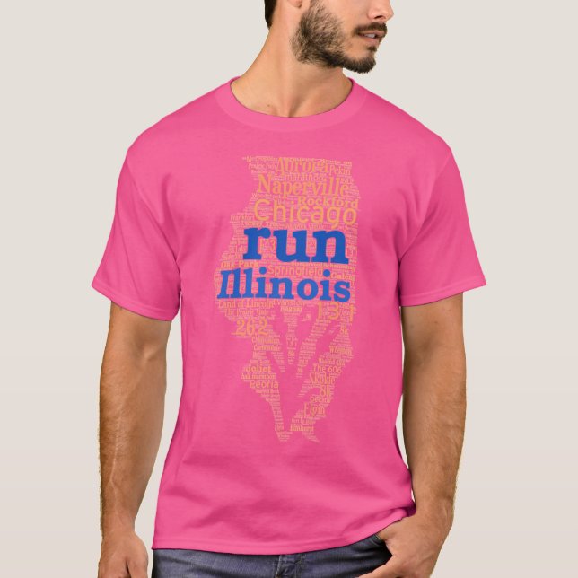 Run Illinois T-Shirt (Front)