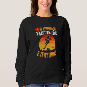 Run Jump Freerunning Obstacle Course Acrobatic Par Sweatshirt
