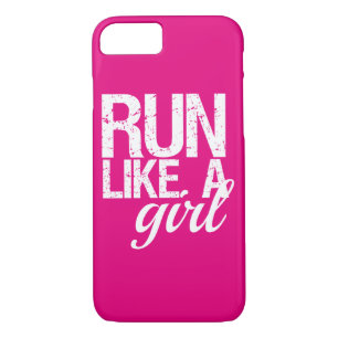 Run Like a Girl funny phone case