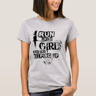 Run Like A Girl - London Marathon T-Shirt