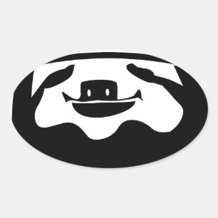 Run Like A Sloth Oval Sticker