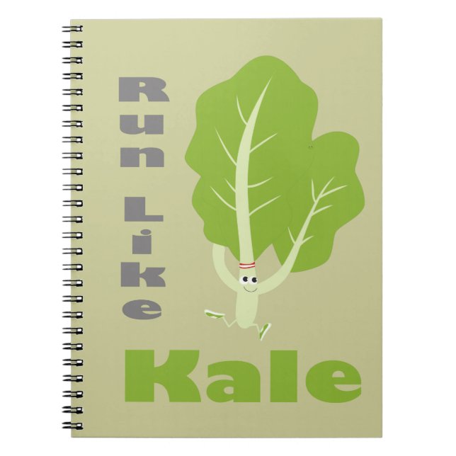 Run Like Kale! Notebook (Front)