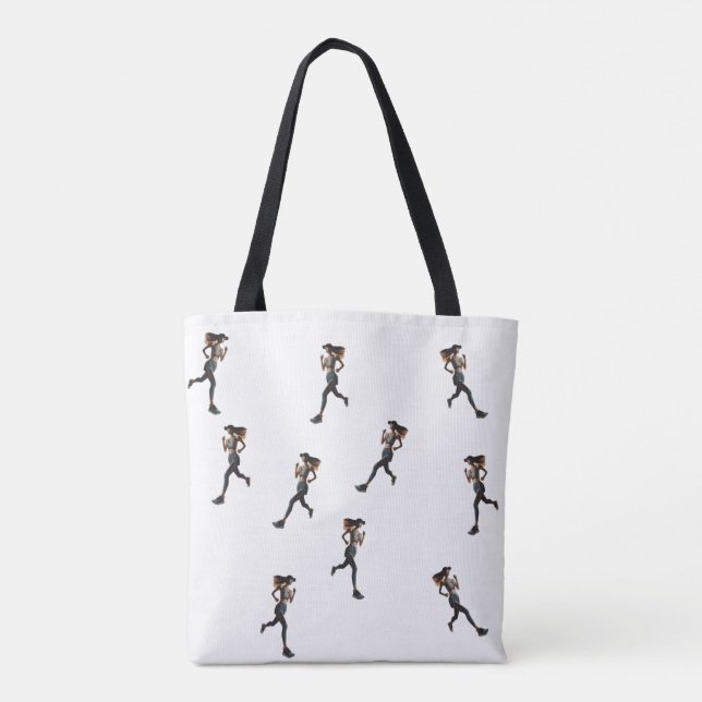 Run Like You Mean It Tote Bag (Back)