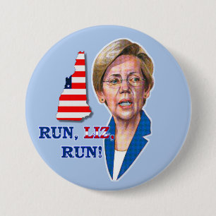 Run, Liz, Run! 7.5 Cm Round Badge