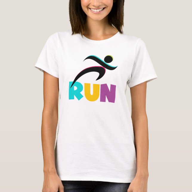 RUN Multi Running Fitness T-Shirt (Front)