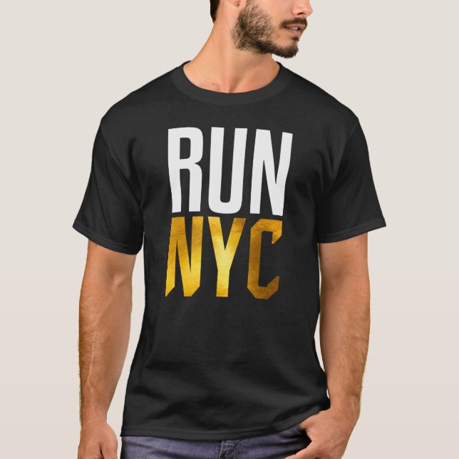 Run NYC  | Marathon Runner T-Shirt (Front)