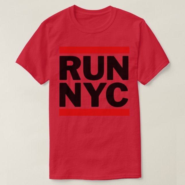 RUN NYC New York City T-Shirt (Design Front)