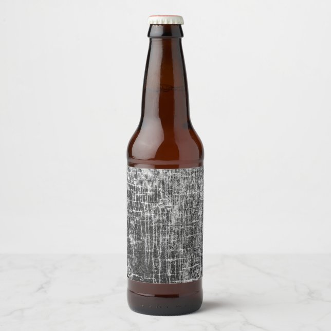 run off walls  beer bottle label (Front)
