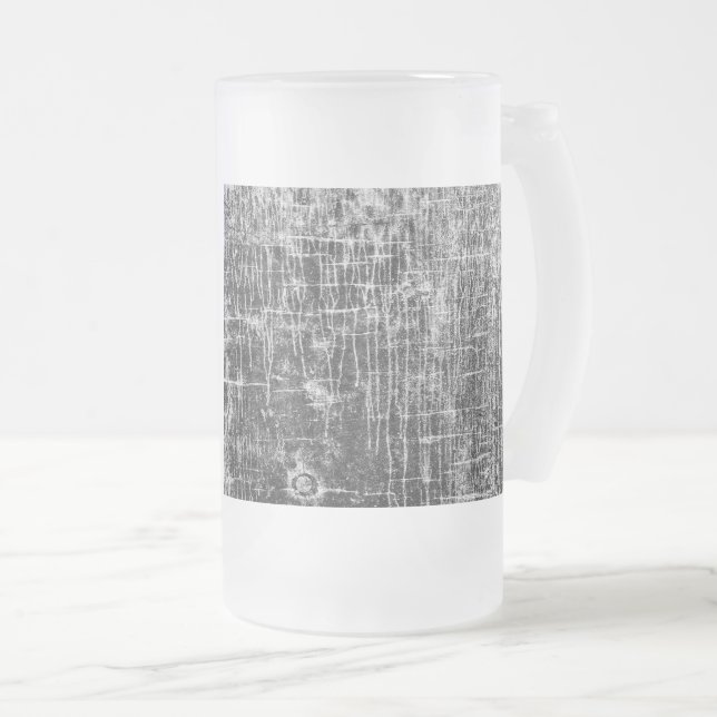 run off walls  frosted glass beer mug (Front Right)