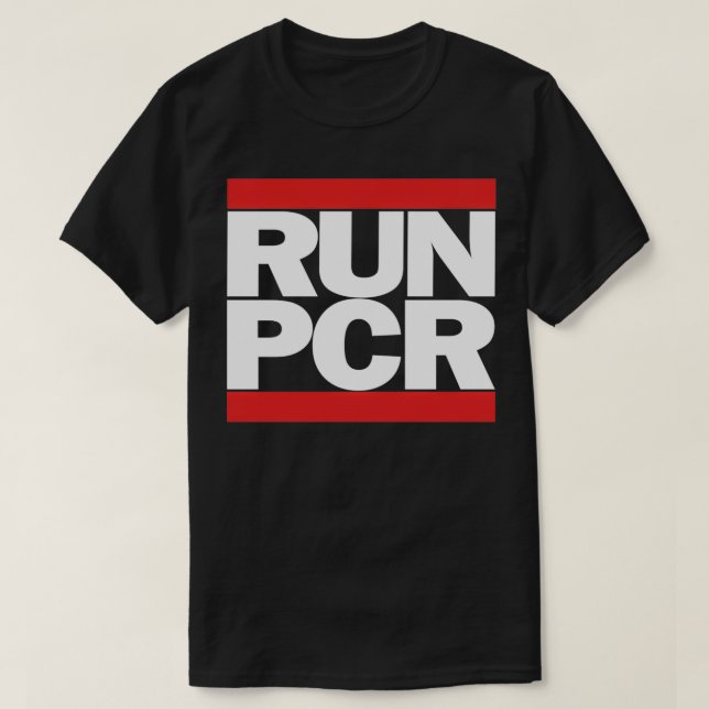 RUN PCR Laboratory Biotechnology DNA Molecular Bio T-Shirt (Design Front)
