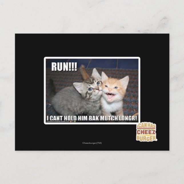 RUN!!! POSTCARD (Front)