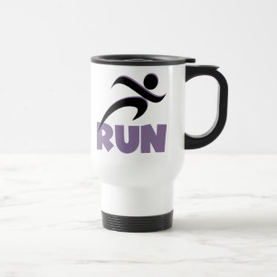 RUN Purple Travel Mug