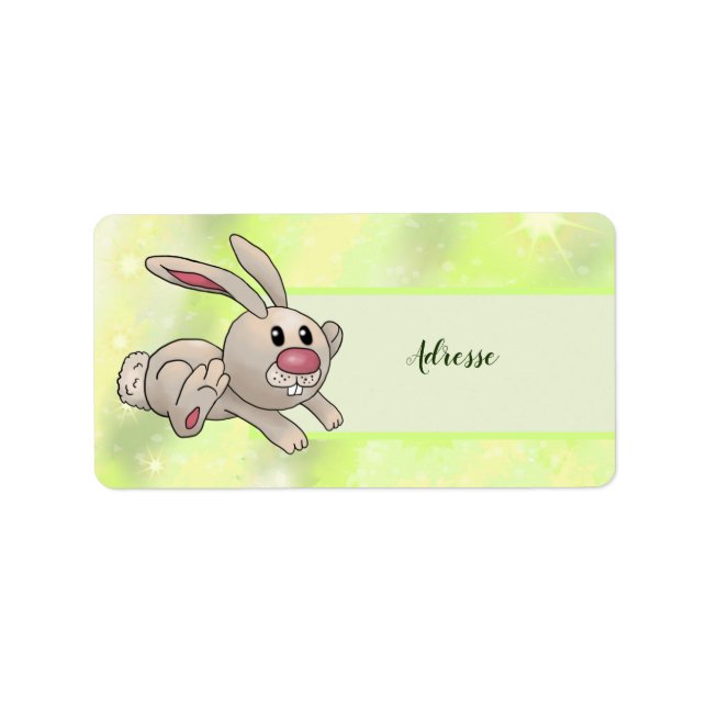 run rabbit label (Front)