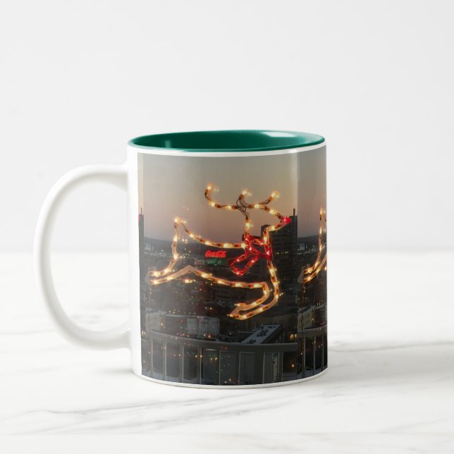 Run Rudolph Run Coffee Mug (Left)