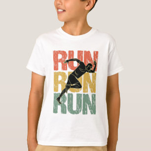 Run Run Run - Vintage Runner T-Shirt